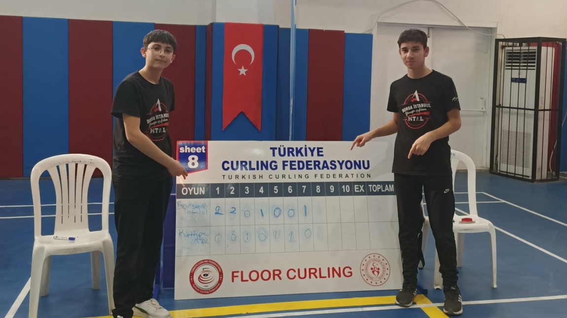  Floor Curling Gençler A Kategorisinde Okul Takımımız İl 2.si Olmuştur. 